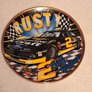 Rusty Wallace Mini Collector's Plate